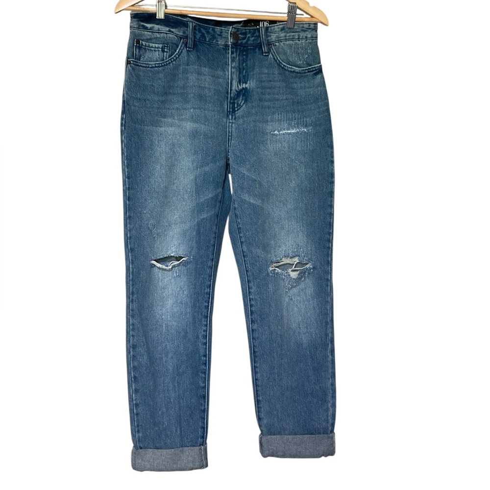 Armani Exchange Blue Boyfriend Cropped Jeans NEW